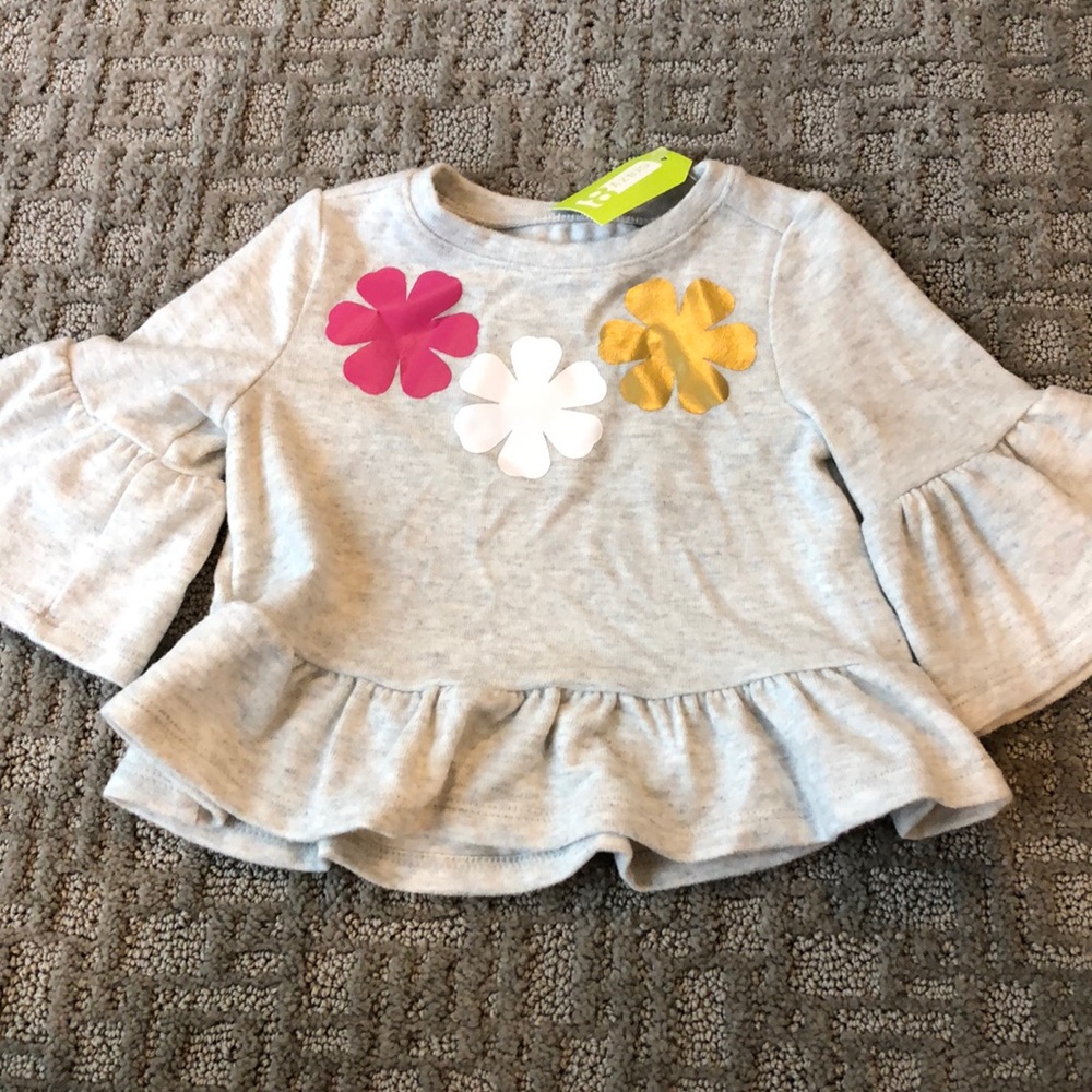 Girls gray blouse